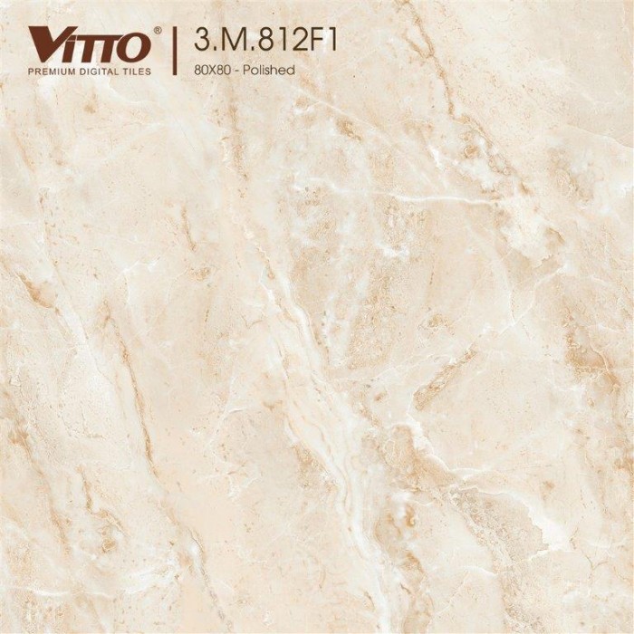 Gạch lát nền vân đá 80x80 Vitto 3M812F1