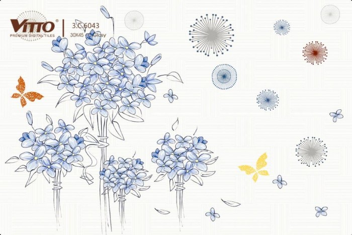 Gạch ốp tường ceramic Vitto 6043