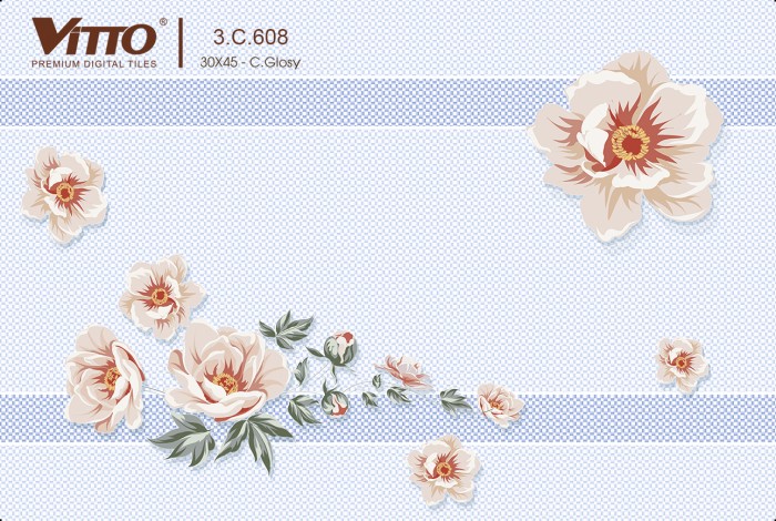 Gạch ốp tường ceramic 30x45 Vitto 6008