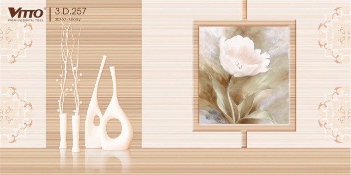 Gạch men ceramic ốp tường Vitto 3D257