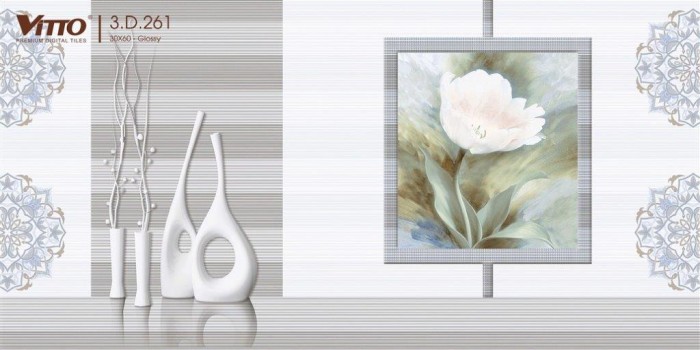 Gạch men ceramic ốp tường Vitto 3D261