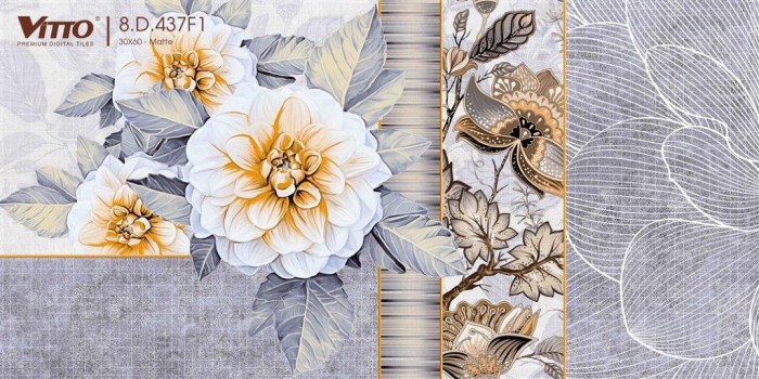 Gạch men Matt ốp tường Vitto 8D437F1