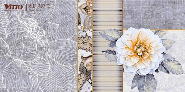 Gạch men Matt ốp tường Vitto 8D437F2