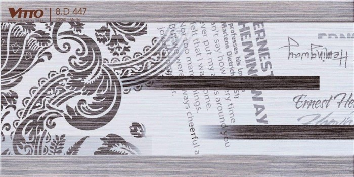 Gạch ốp tường men Matt Vitto 8D447