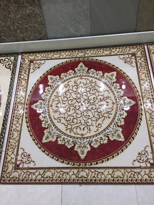 Gạch thảm truyền thống khắc kim 1200x1200 CQ88058