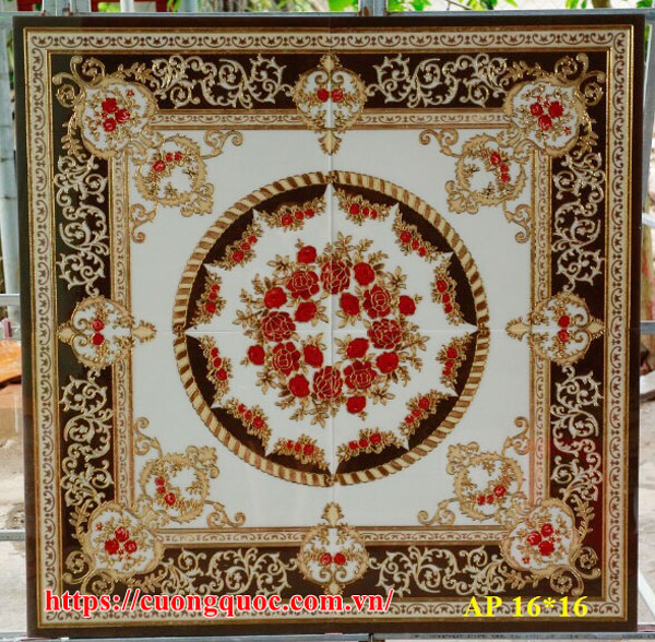 Gạch thảm truyền thống khắc kim 1600x1600 CQ88071