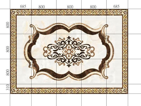 Gạch thảm vi tinh ép kính CQ88089