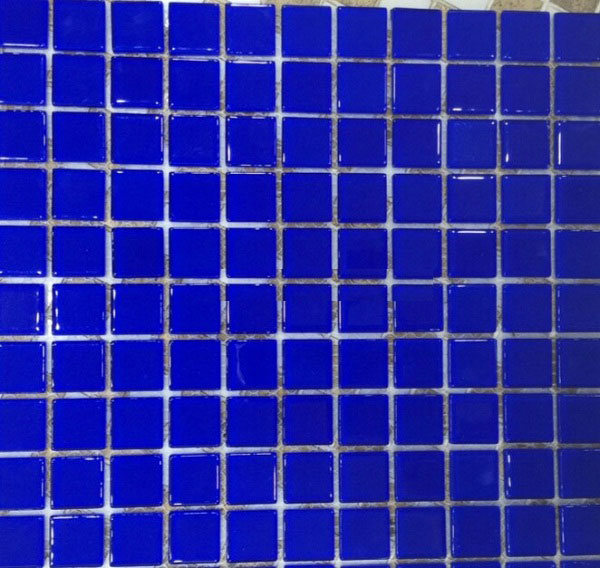 Gạch Mosaic thủy tinh ốp lát bể bơi CQMT25001