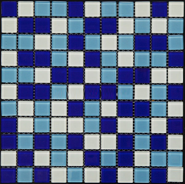 Gạch Mosaic thủy tinh ốp lát bể bơi CQMST25054