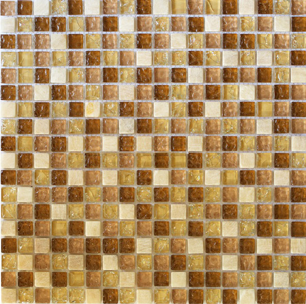Gạch Mosaic thủy tinh men rạn CQMSTT018