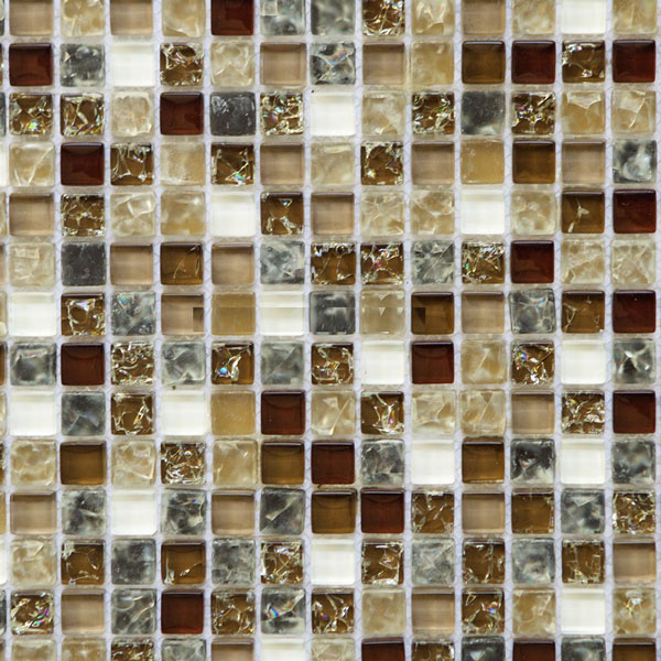 Gạch Mosaic thủy tinh men rạn CQMSTT015