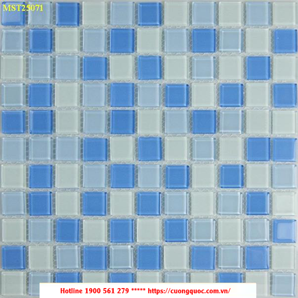 Gạch Mosaic thủy tinh trang trí CQMST25071