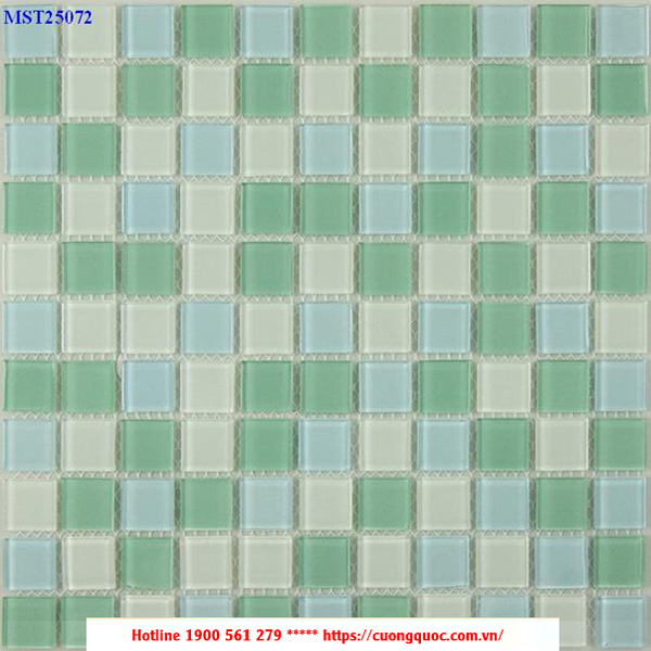 Gạch Mosaic thủy tinh trang trí CQMST25072