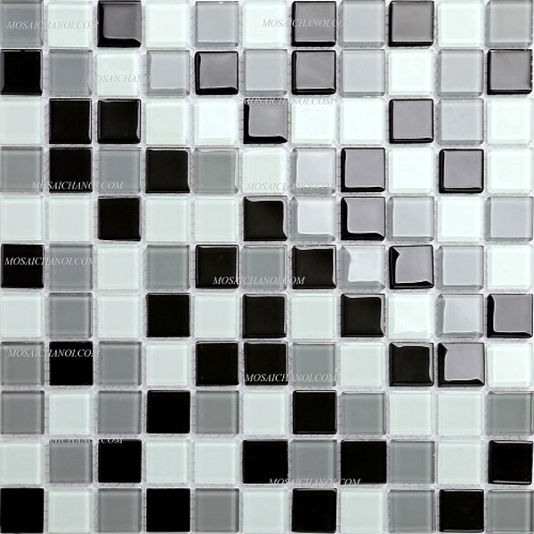 Gạch Mosaic thủy tinh trang trí CQMST25084