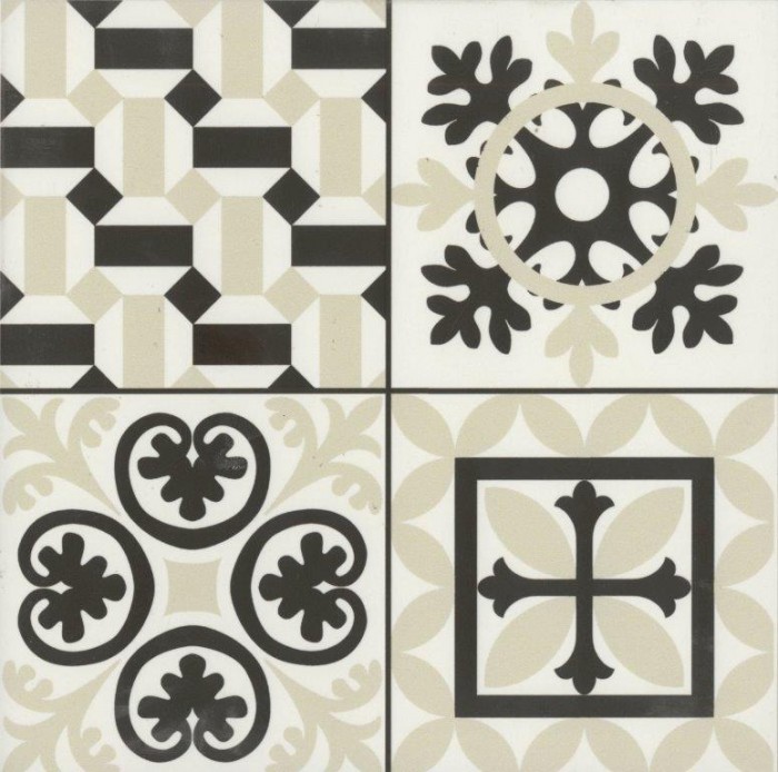 Gạch bông men trong nước 30x30 CQ SH30821