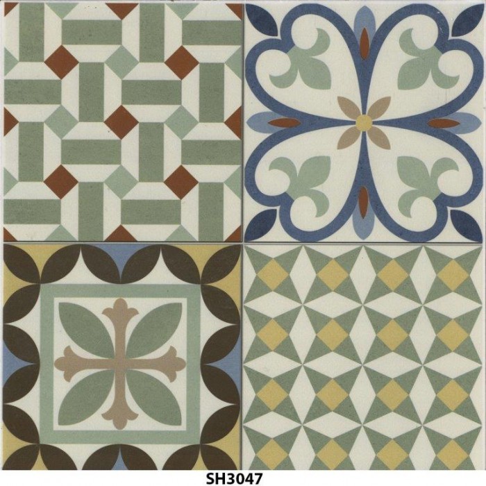 Gạch bông men trang trí CQ SH3047