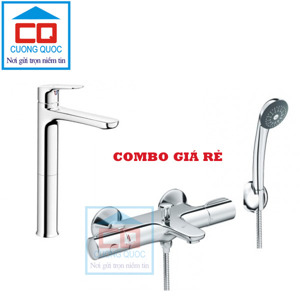 Bộ vòi chậu + sen tắm Inax LFV-1402SH + BFV-3413T-4C