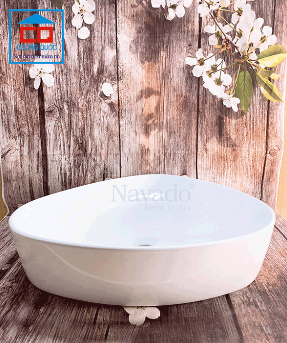Chậu gốm sứ nghệ thuật Navado cao cấp RS1070