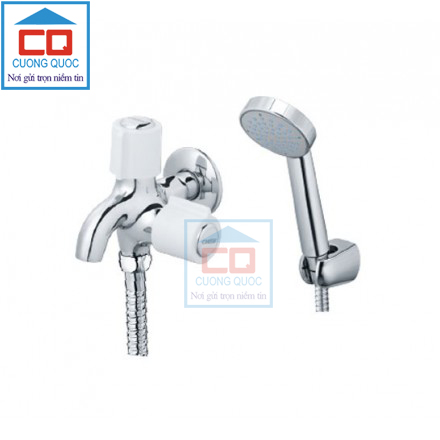 Vòi sen tắm lạnh Caesar S038C dây Xi Tay 1 Chế Độ