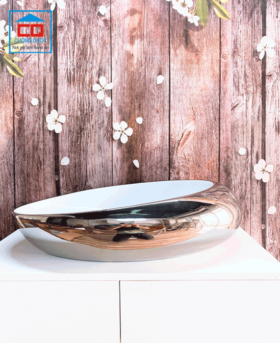 Chậu rửa nghệ thuật sứ cao cấp Navado 1171WS