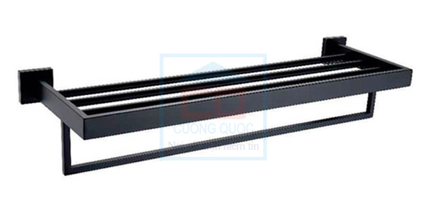 Thanh treo khăn phòng tắm Inox đen Royal RA-200