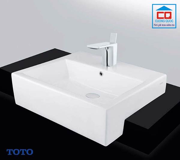 Chậu rửa bán âm bàn TOTO LT647CR#XW