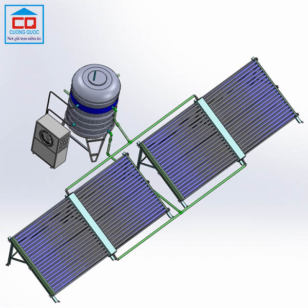 Thái dương năng Sơn Hà giàn CN 1000