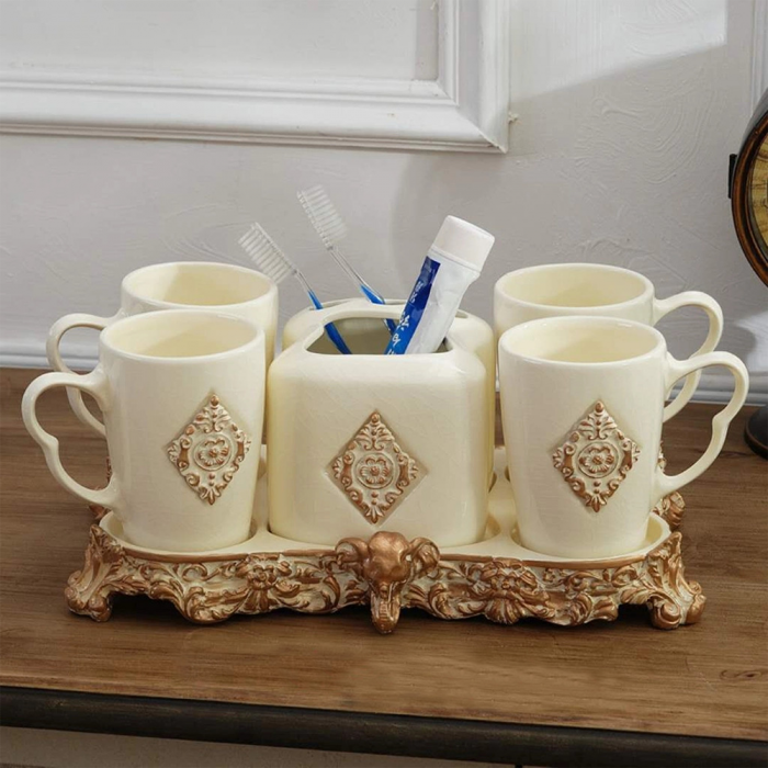 Bộ phụ kiện phòng tắm sứ CleanMax S01