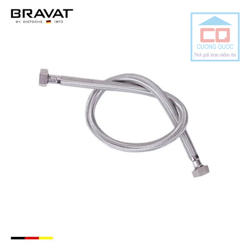 Dây cấp nước bồn cầu Bravat 700mm P6116C-ENG