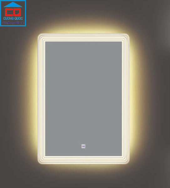 Gương soi phòng tắm đèn Led cảm ứng QB QL901V 520X750mm