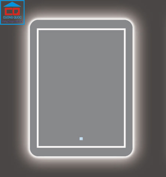 Gương soi phòng tắm đèn Led cảm ứng QB QL002T 500x700mm