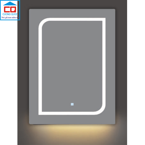 Gương soi phòng tắm đèn Led cảm ứng QB QL926VT 520x750mm