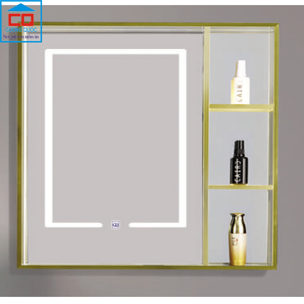 Gương soi phòng tắm đèn Led cảm ứng QB QT001 750x720mm