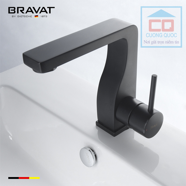 Vòi chậu rửa mặt lavabo cao cấp Bravat F16061K-2-ENG