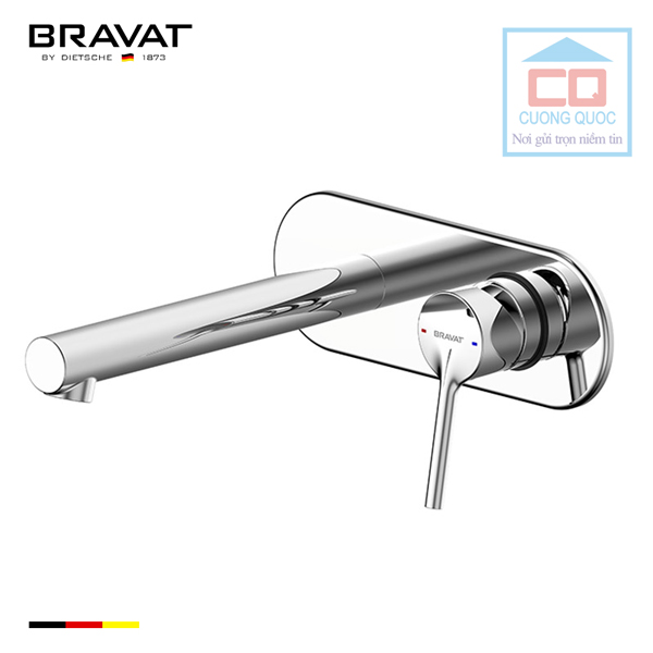 Vòi chậu lavabo âm tường cao cấp Bravat P8172217CP-ENG