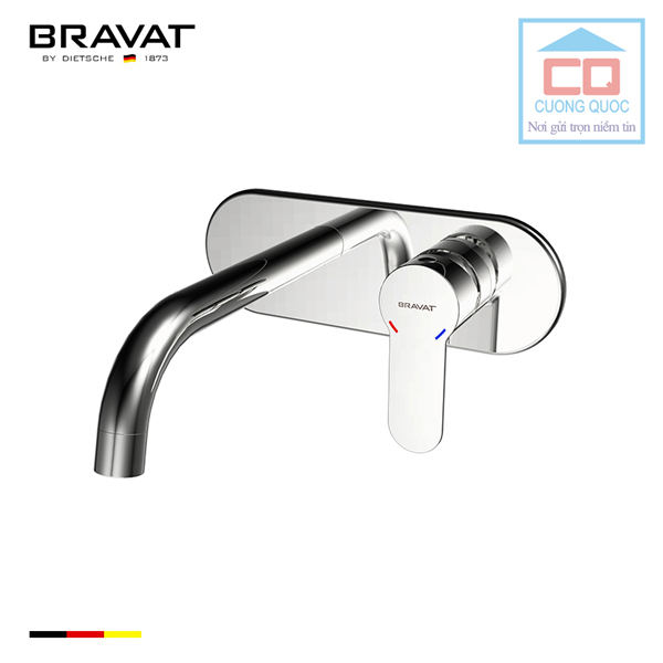 Vòi chậu lavabo âm tường cao cấp Bravat P69177C-ENG