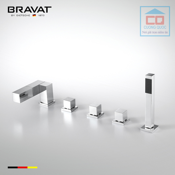 Vòi xả bồn kèm sen tắm cao cấp Bravat F564124C-1-ENG