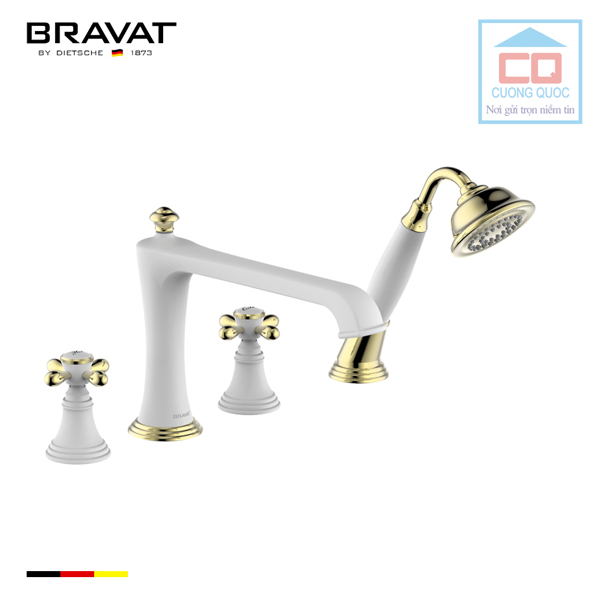 Bộ vòi sen tắm gắn bồn cao cấp Bravat F55193NP-BAF-ENG