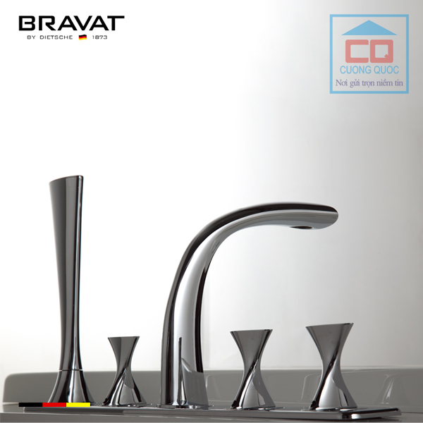 Vòi xả bồn kèm sen tắm cao cấp Bravat F54691NE-ENG