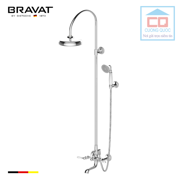 Sen cây tắm nóng lạnh cao cấp Bravat F65193CP-A-ENG