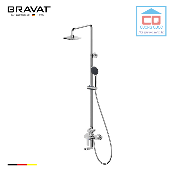 Sen cây tắm gắn tường cao cấp Bravat F63783C-A2-ENG