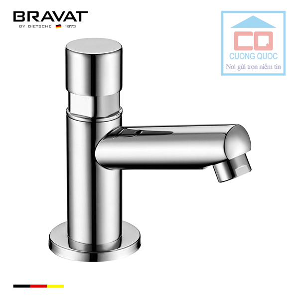 Vòi lavabo 1 đường lạnh cao cấp Bravat F1387421CP-ENG