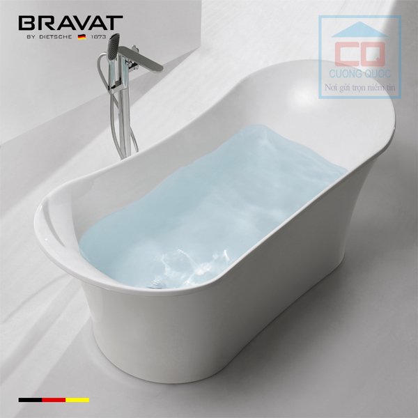 Bồn tắm đặt sàn cao cấp Bravat B25827TW-5