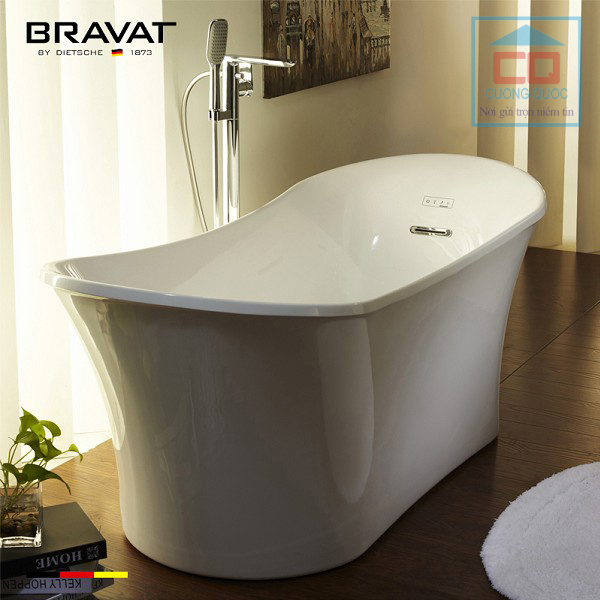 Bồn tắm đặt sàn cao cấp Bravat B25733TW-5