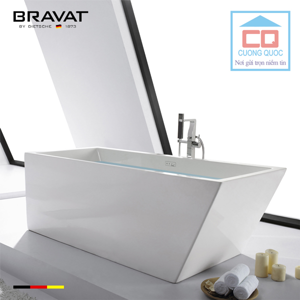 Bồn tắm đặt sàn cao cấp Bravat GT1003W-5
