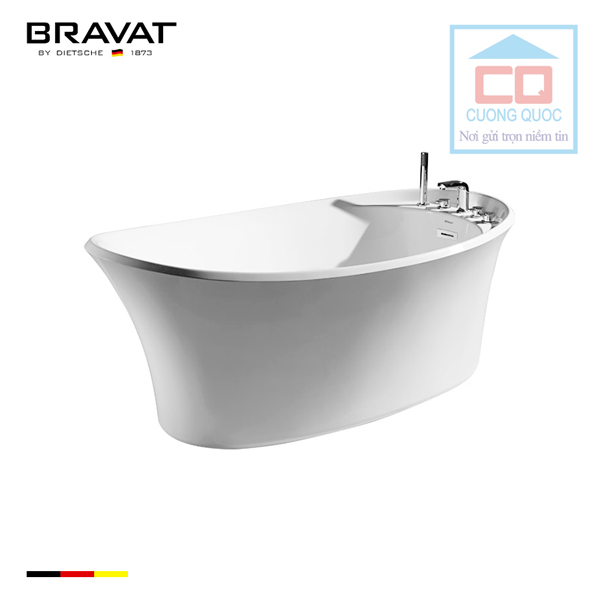 Bồn tắm đặt sàn cao cấp Bravat B25748TW-1W