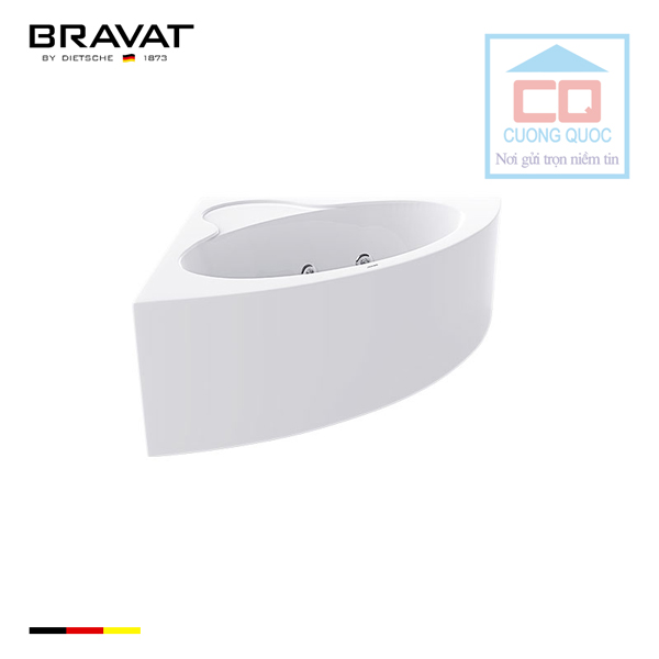 Bồn tắm góc đặt sàn cao cấp Bravat B25516W-5A