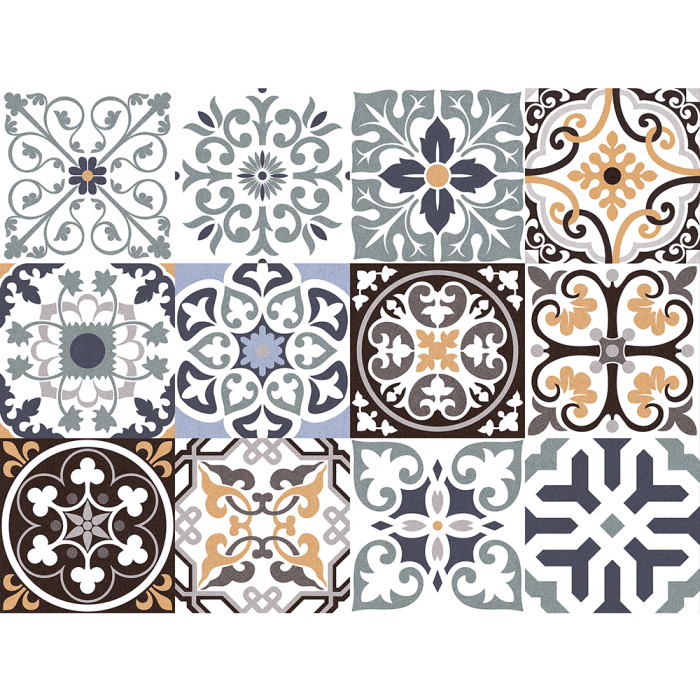 Gạch bông Viglacera 12 màu H-R221 