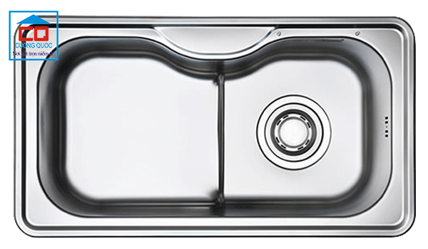 Chậu rửa bát 1 hố inox Lizens VS 870