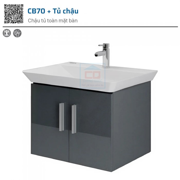 Tủ chậu Viglacera V-Neaty CB70